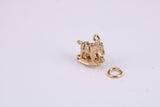 Rocking Horse Charm, Traditional Charm, Made From Solid Yellow Gold with British Hallmark, Complete with Attachment Link