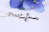 Small 27 mm Long Ankh Cross Necklace, Made From Solid Cast Silver