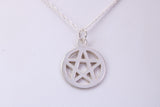 Star of David Necklace, Made From Solid Cast Silver
