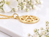 Star of David Necklace, Made From Solid Cast Gold, British Hallmarked