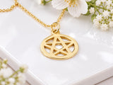 Star of David Necklace, Made From Solid Cast Gold, British Hallmarked