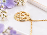 Star of David Necklace, Made From Solid Cast Gold, British Hallmarked
