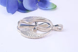 35 mm Round Ankh Cross, Made From Solid Cast Silver