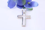 42 mm Long, Open Cross, Made From Solid Cast Silver