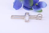 42 mm Long, Open Cross, Made From Solid Cast Silver