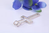 42 mm Long, Open Cross, Made From Solid Cast Silver