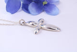 30 mm Long Sterling Silver Cross, Made From Solid Cast Silver