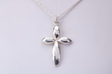 30 mm Long Sterling Silver Cross, Made From Solid Cast Silver