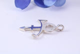 Prince Love Symbol Cross Made From Solid Cast Silver, British Hallmarked