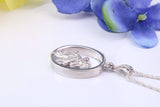 Oval Christopher Necklace, Chunky and Made From Solid Cast Silver