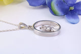 Oval Christopher Necklace, Chunky and Made From Solid Cast Silver