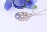 Star of David Necklace, Made From Solid Cast Silver