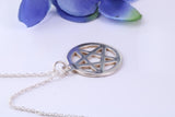 Star of David Necklace, Made From Solid Cast Silver