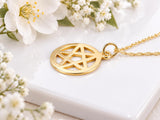 Star of David Necklace, Made From Solid Cast Gold, British Hallmarked