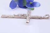 70 mm Long, Very Large Crucifix, Made From Solid Cast Silver, British Hallmarked