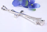 Large 70 mm Long Solid and chunky Cross, Made From Solid Cast Silver, British Hallmarked