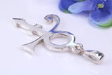 50 mm Long chunky Cross, Made From Solid Cast Silver