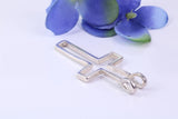 42 mm Long, Open Cross, Made From Solid Cast Silver