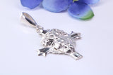 35 mm Long, Large Chunky Silver Crucifix, Made From Solid Cast Silver, British Hallmarked