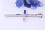 Very Large 50 mm Long Chunky Cross, Made From Solid Cast Silver, Option of Silver Chain, British Hallmarked