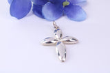 30 mm Long Sterling Silver Cross, Made From Solid Cast Silver