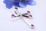 Stylised Contemporary Latin Cross, Made from solid Cast Silver