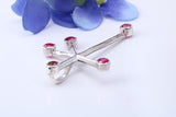 Stylised Contemporary Latin Cross, Made from solid Cast Silver