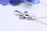 Chunky Cross Necklace, Made From Solid Cast Silver, British Hallmarked, Complete With Silver Chain