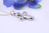 Chunky Cross Necklace, Made From Solid Cast Silver, British Hallmarked, Complete With Silver Chain