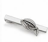 Gents Cocoa Pod Tie Slide, made from solid cast Silver