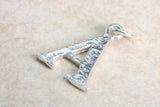 Silver Initial A Necklace