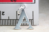Silver Initial A Necklace