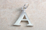 Silver Initial A Necklace