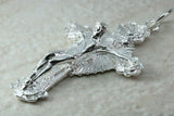 Large Sterling Silver Crucifix