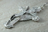 Large Sterling Silver Crucifix