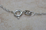 Silver Initial A Necklace