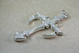 Large Chunky Sterling Silver Cross
