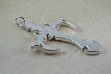 Large Chunky Sterling Silver Cross