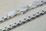 Sterling Silver Heavy Curb Bracelet