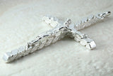 Very Large and Heavy Silver Crucifix