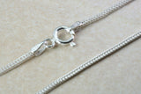 Foxtail Pendant Chain. Silver Foxtail chain. 20 inch Length