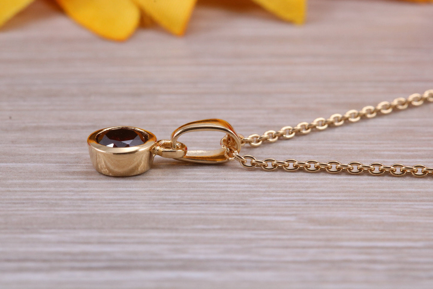 Sterling Silver Real Garnet Earrings and Matching Necklace