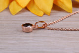 Sterling Silver Real Garnet Earrings and Matching Necklace