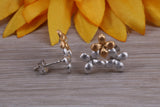 Sterling Silver two tone set with Ring, Earrings and Necklace