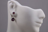 Sterling Silver Two in One Pacific Opal Stud Earrings Or Dropper Earrings