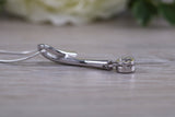Sterling Silver Solitaire Necklace