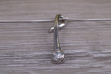 Sterling Silver Solitaire Necklace