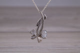 Sterling Silver C Z set Necklace