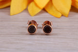 Sterling Silver Real Garnet Earrings and Matching Necklace