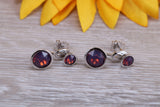Sterling Silver Two in One Pacific Opal Stud Earrings Or Dropper Earrings